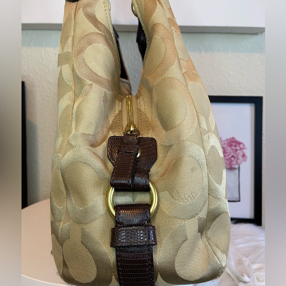 Coach Maggie Madison Signature Canvas/Leather Shoulder Bag - Picture 7 of 14